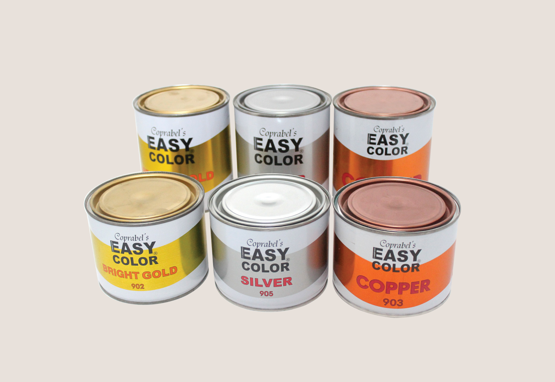 GOLD PAINT  – COPPER AND SILVER PAINT ُEASY COLOR