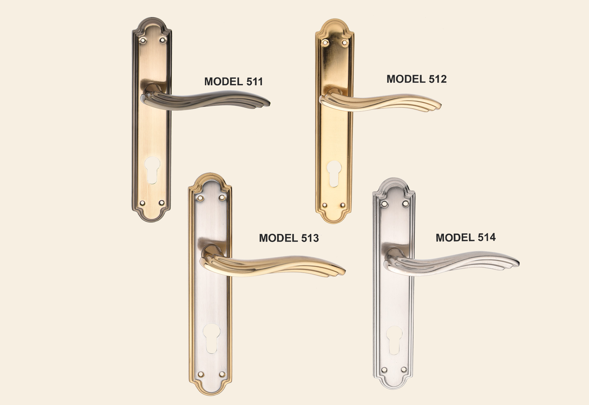 DOOR HANDLES – MODERN – made in Turkey  Model  511