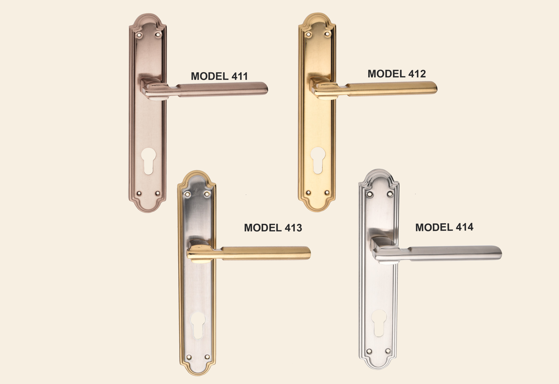 DOOR HANDLES – MODERN – made in Turkey  Model 411