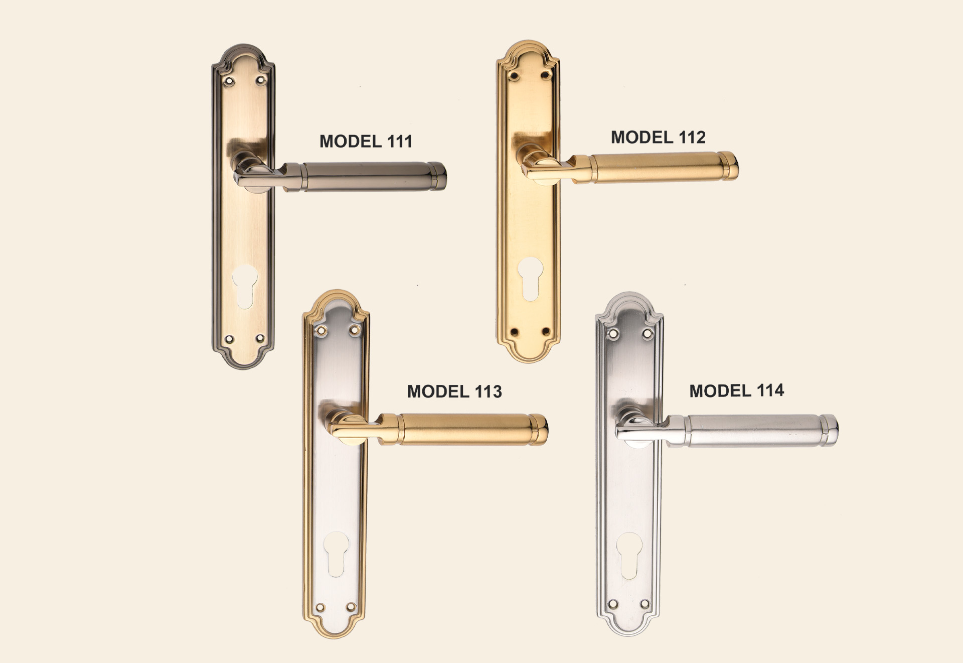 DOOR HANDLES – MODERN – made in Turkey  Model  111