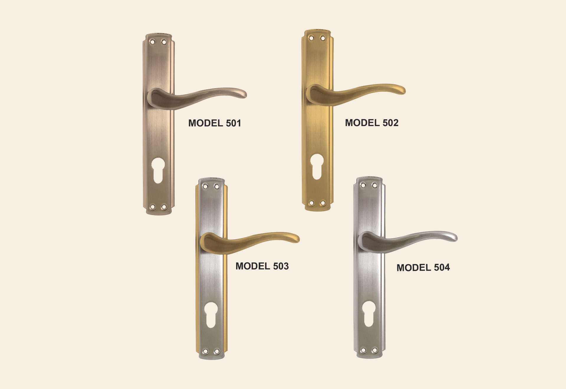DOOR HANDLES – MODERN – made in Turkey  Model 501