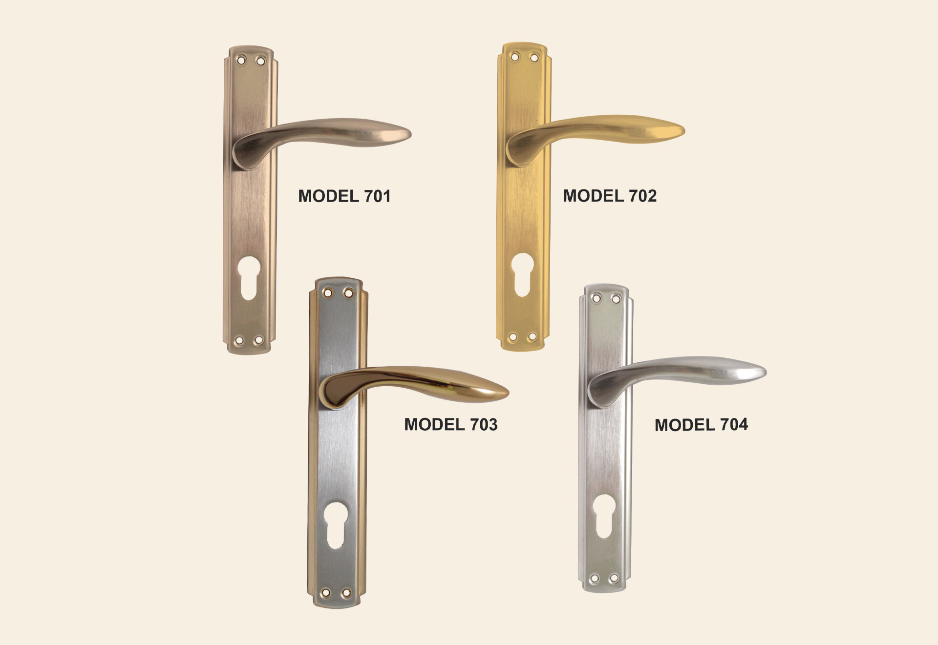 DOOR HANDLES – MODERN – made in Turkey  Model 701