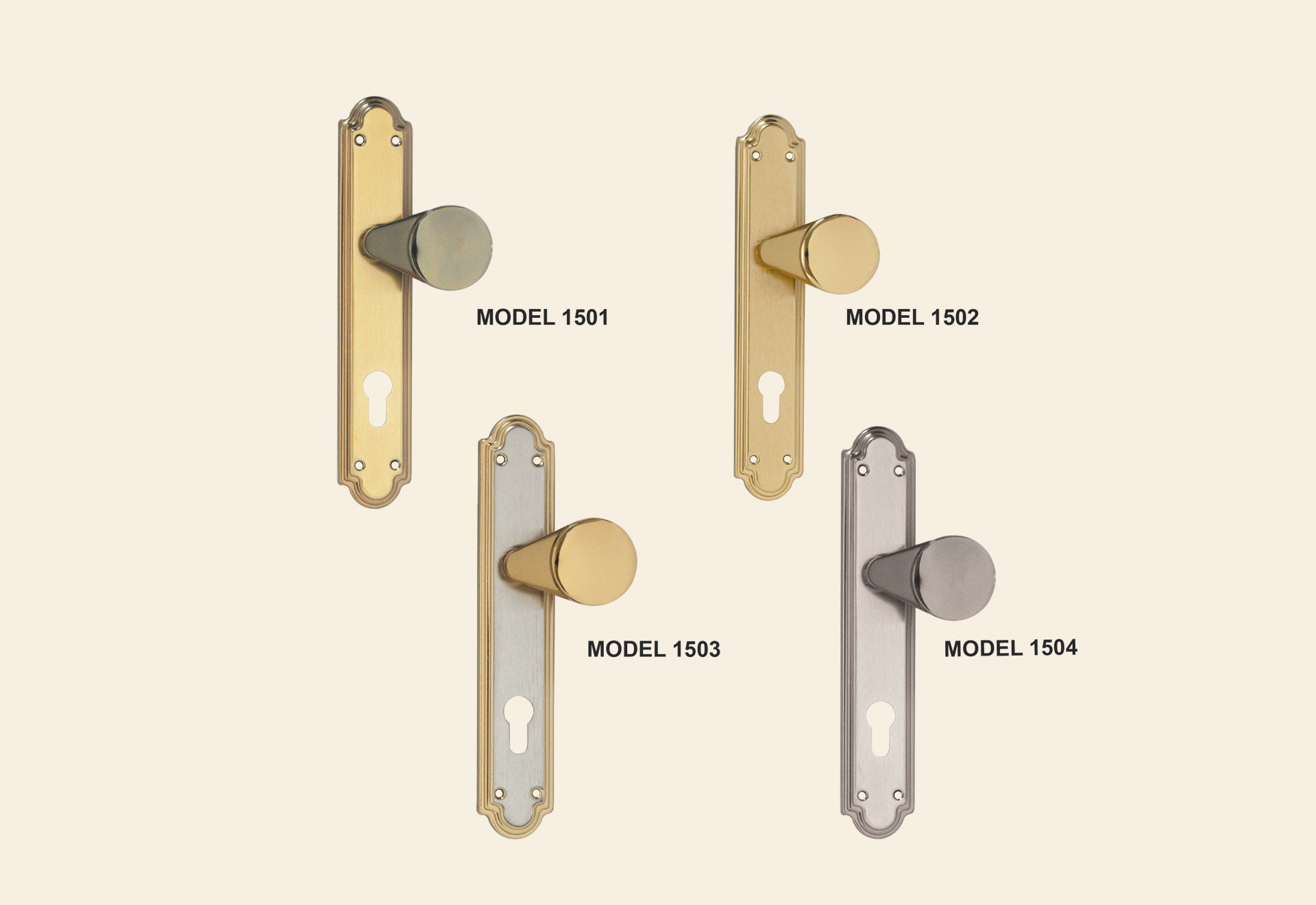 DOOR HANDLES – MODERN – made in Turkey  Model  1501