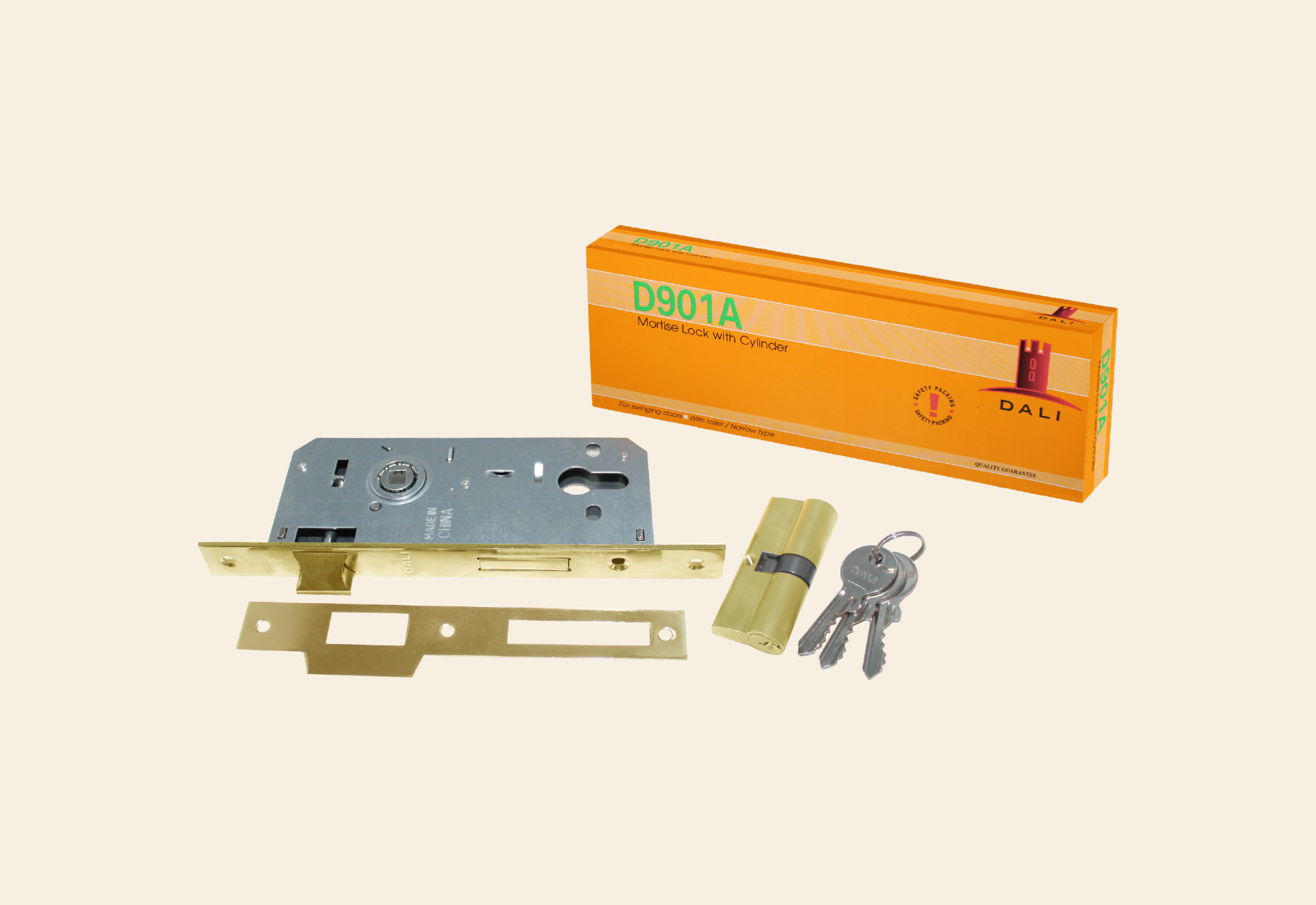 MORTISE LOCKS WITH CYLINDER