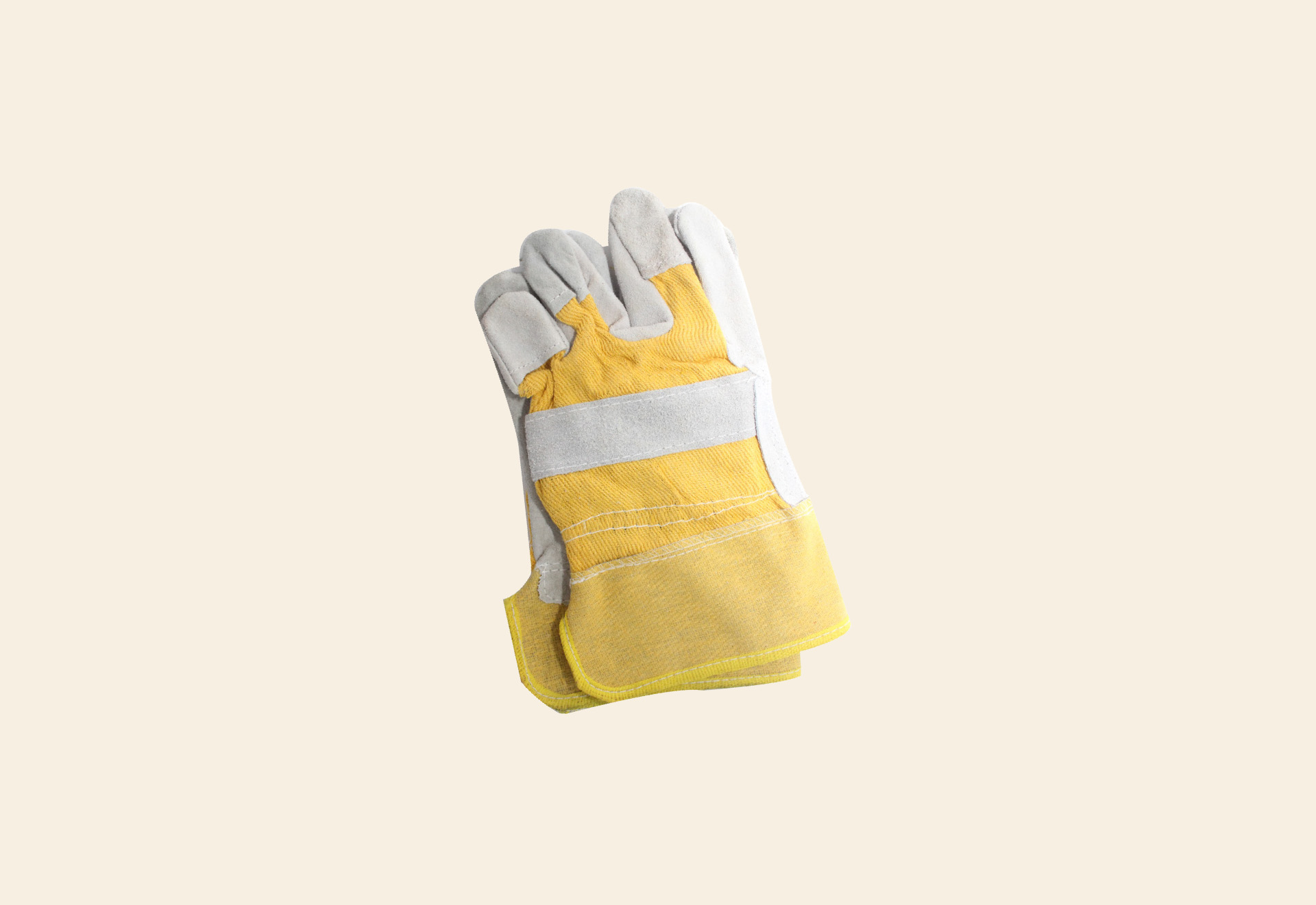 Pakistani welding gloves yellow