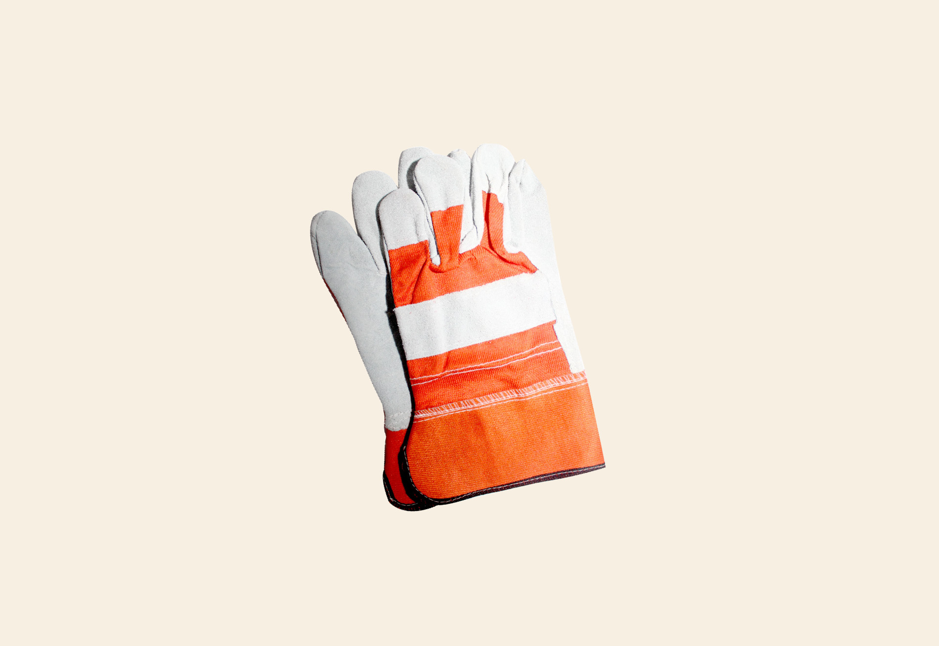 Pakistani welding gloves Orange
